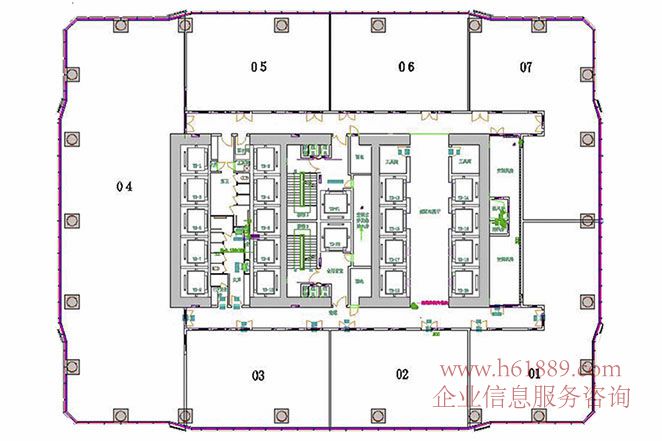 卓越世紀(jì)中心2號(hào)樓(皇崗商務(wù)中心)租售中心 卓越世紀(jì)中心2號(hào)樓(皇崗商務(wù)中心)簡(jiǎn)介 13到24層 戶型圖片