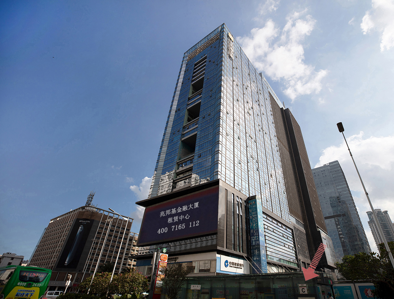兆邦基金融大廈 地鐵1號(hào)線【羅寶線】地鐵10號(hào)線【坂田線】崗廈站C出口 出租 外觀圖片